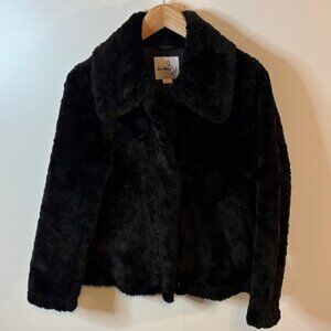 Sam Edelman Black Butter Teddy Jacket Streetwear S120